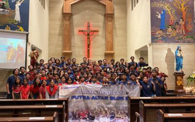 Kunjungan dari Misdinar Blok B