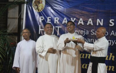 Semarak HUT-99: Misa Hut-99, Pemberkatan Taman Doa, dan Pesta Umat